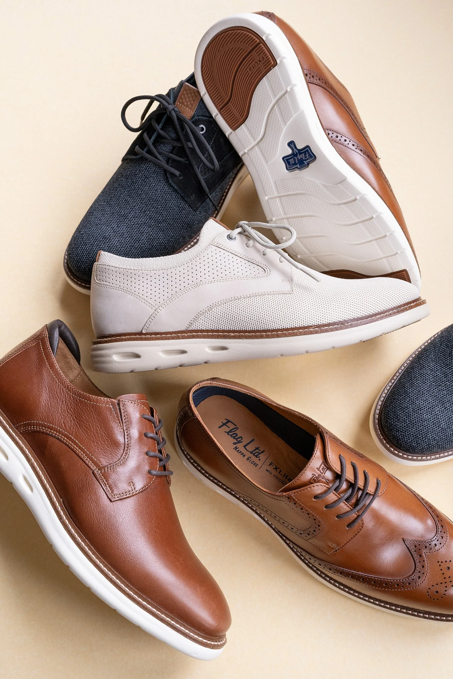 Lifestyle shoot exploring men's footwear technology