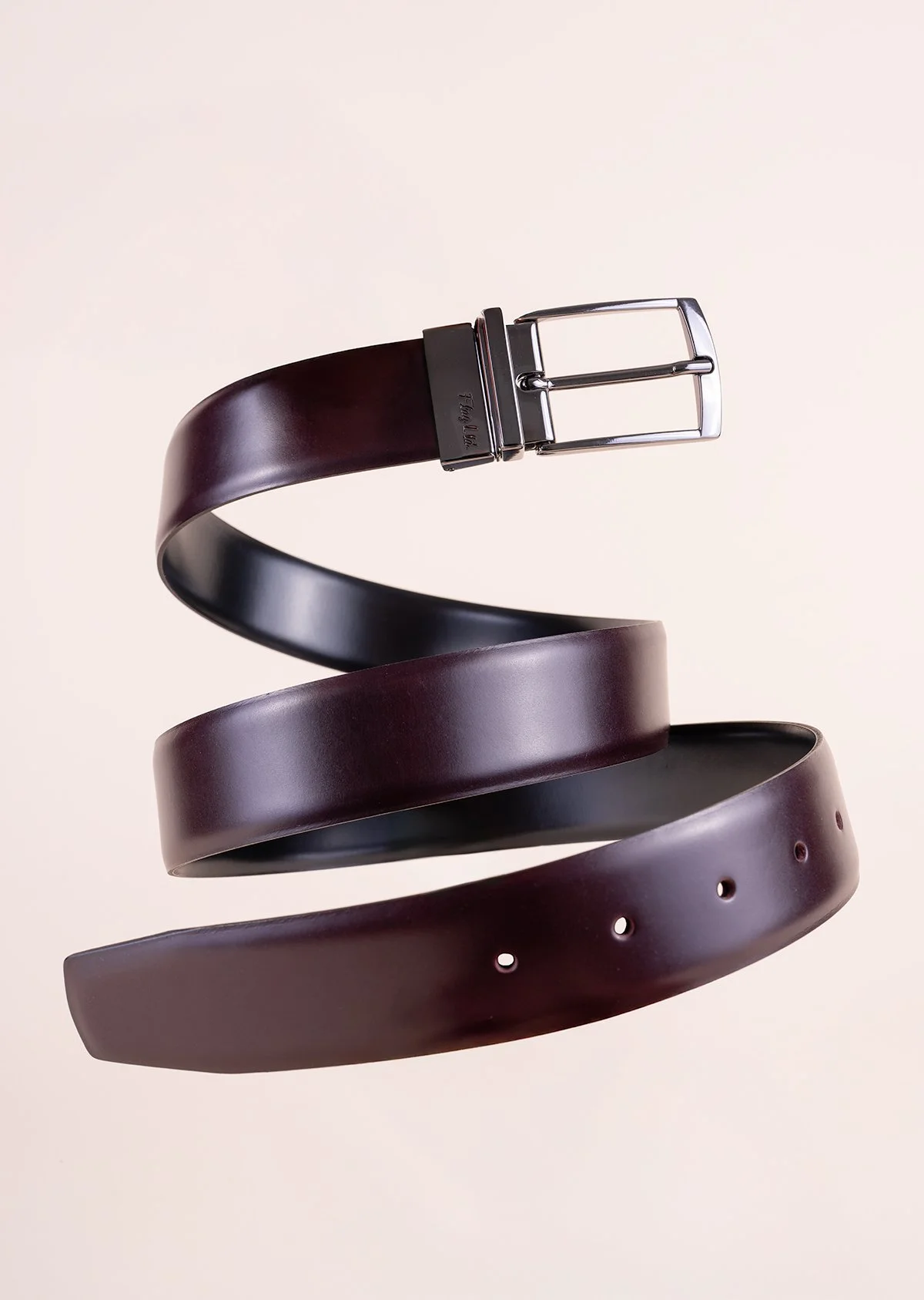 Product shoot for Flag LTD mens belt, exploring movement and shape

