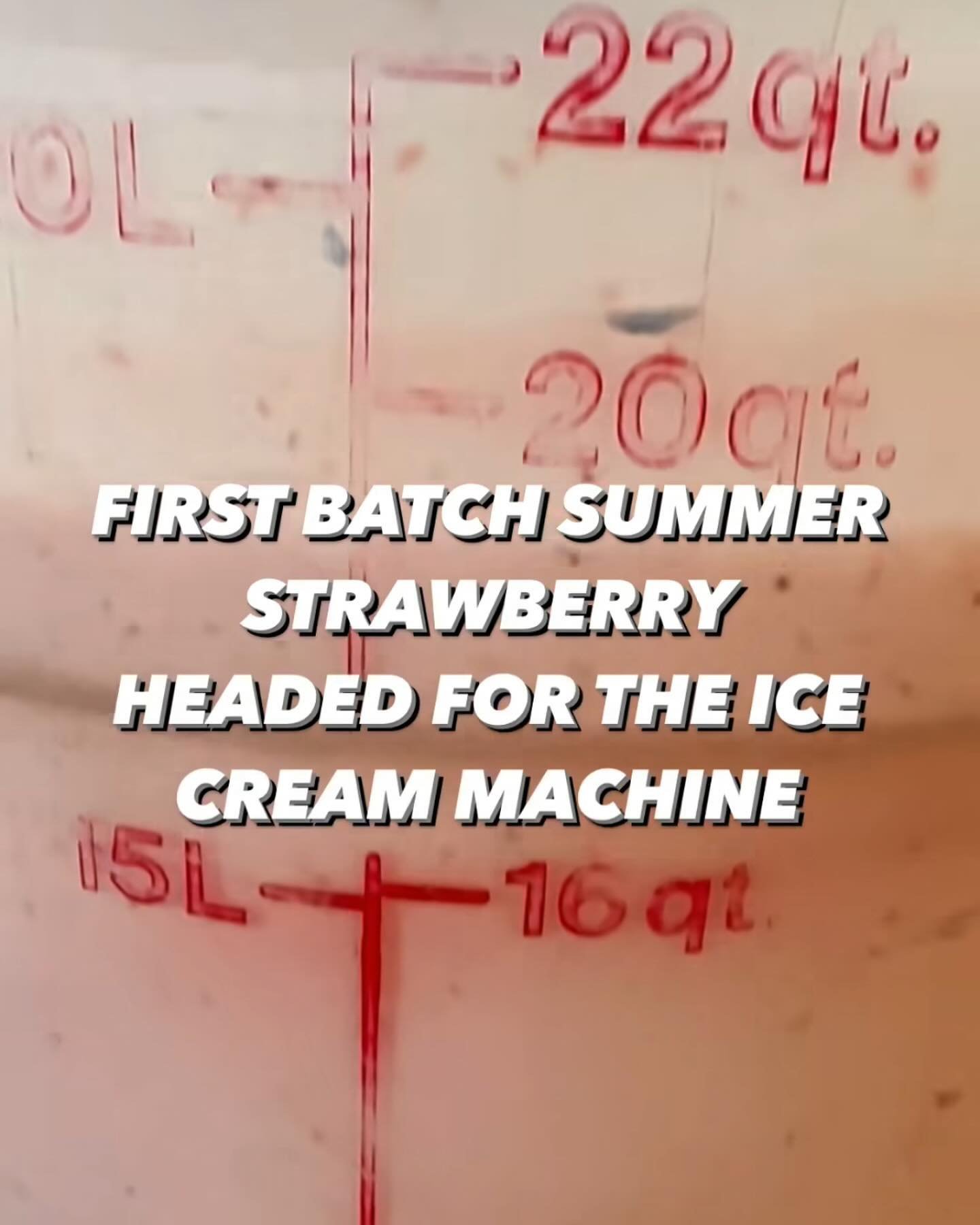 @milksugarlovejc has 20 quarts of #strawberry #icecream coming your way!