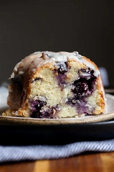 Blueberry Sour Cream Bundt Cake
