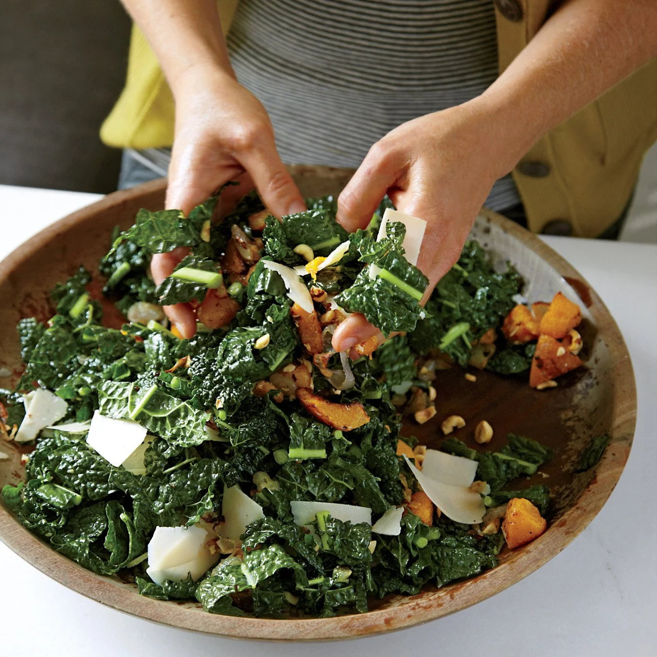 Tuscan Kale with Roasted Squash