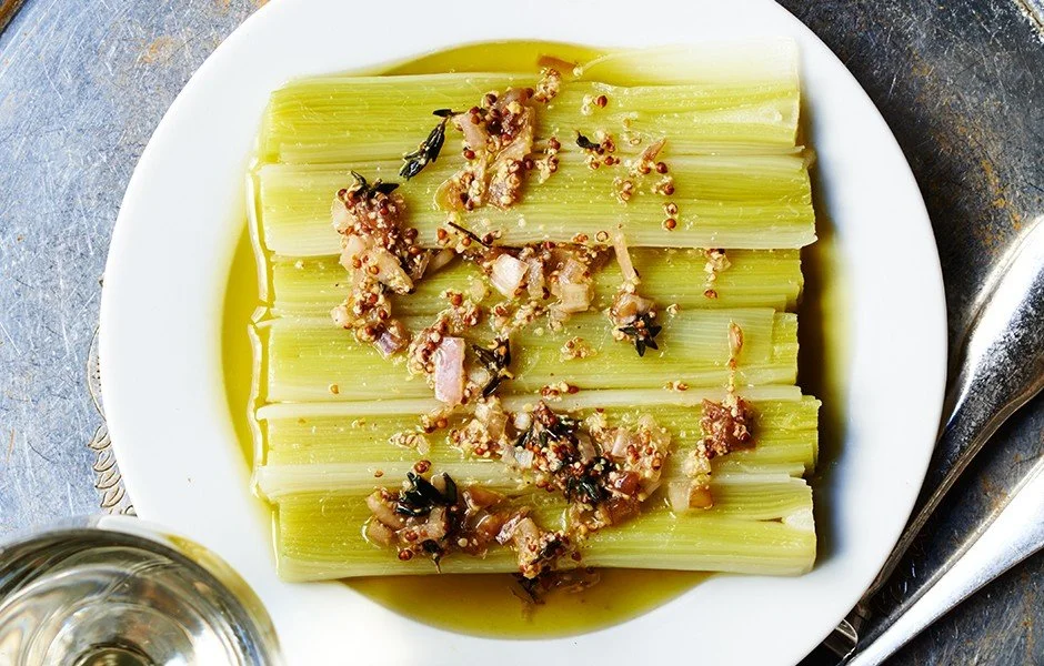 Leeks in Vinaigrette