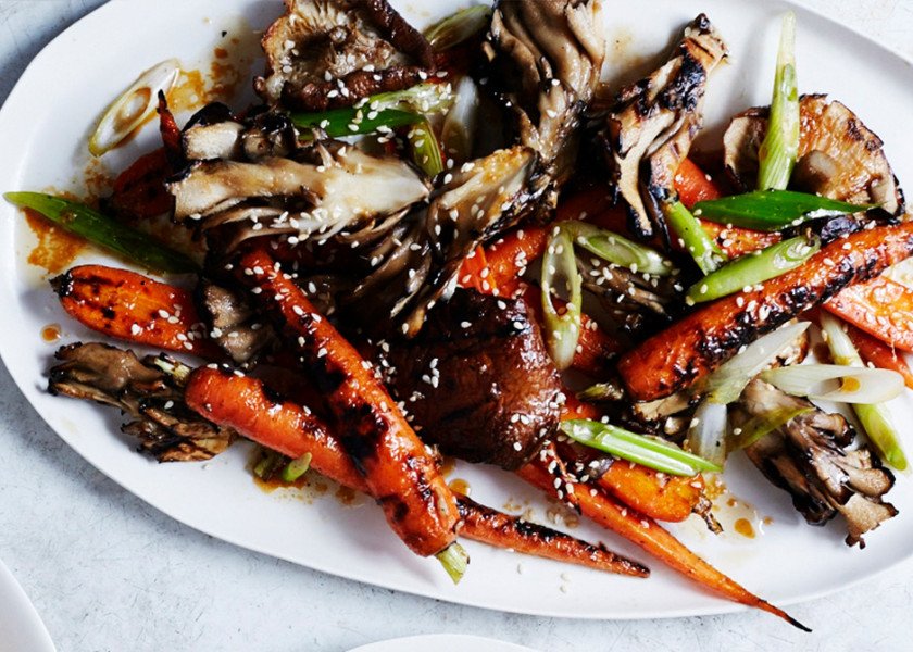 Sautéed Mixed Mushrooms and Carrots