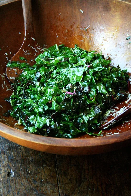 Sautéed Swiss Chard with Parmesan