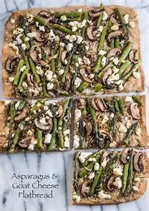 Asparagus Goat Cheese Flatbread
