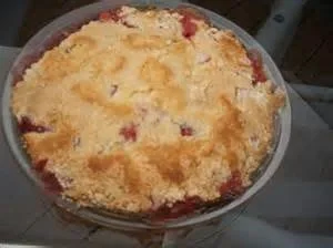 Strawberry Apple Cobbler