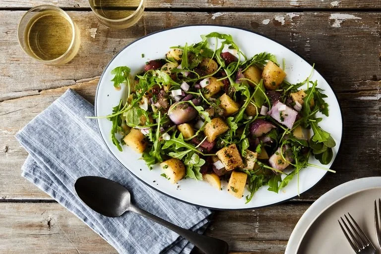 Potato Salad with Arugula and Chives