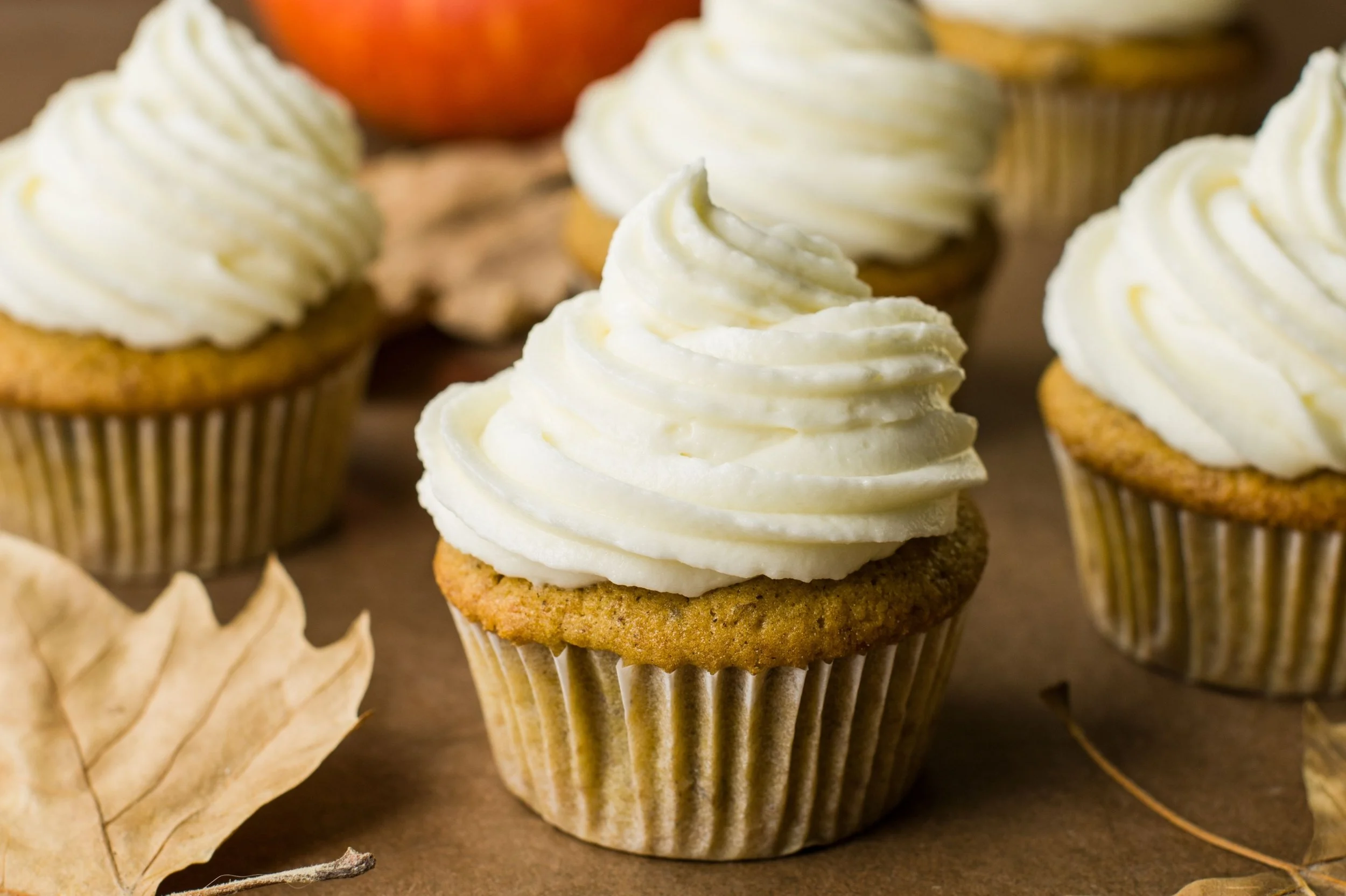 Butternut Squash Cupcakes with Cream Cheese Frosting