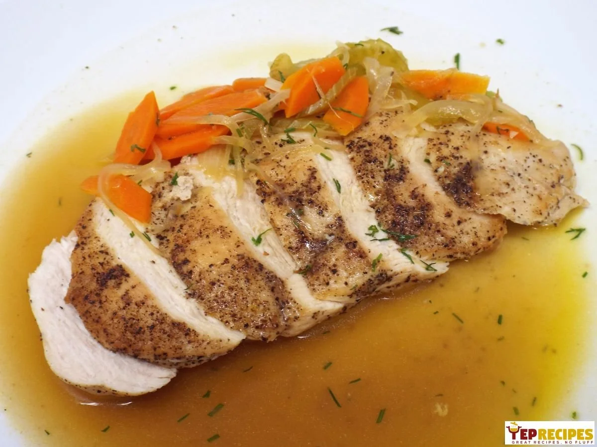 Mirepoix and Sautéed Chicken with Mirepoix and Fresh Herbs