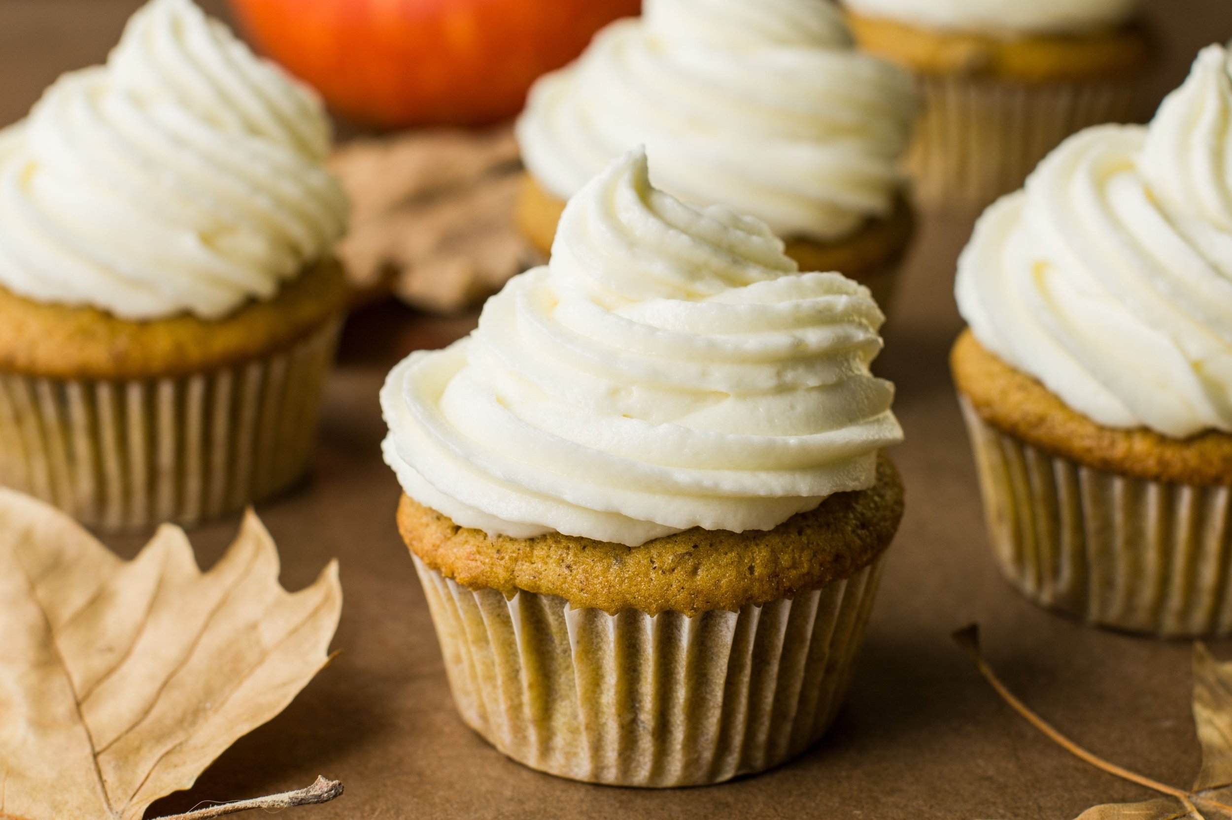 Butternut Squash Cupcakes with Cream Cheese Frosting