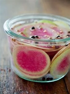 Pickled Watermelon Radishes