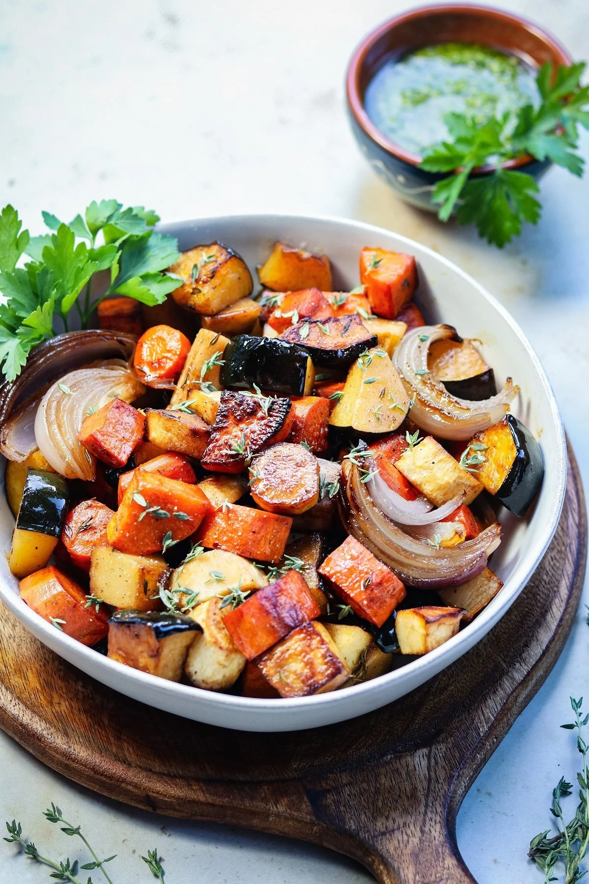Oven Roasted Root Veggies
