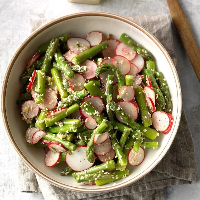 Asparagus Radish Salad