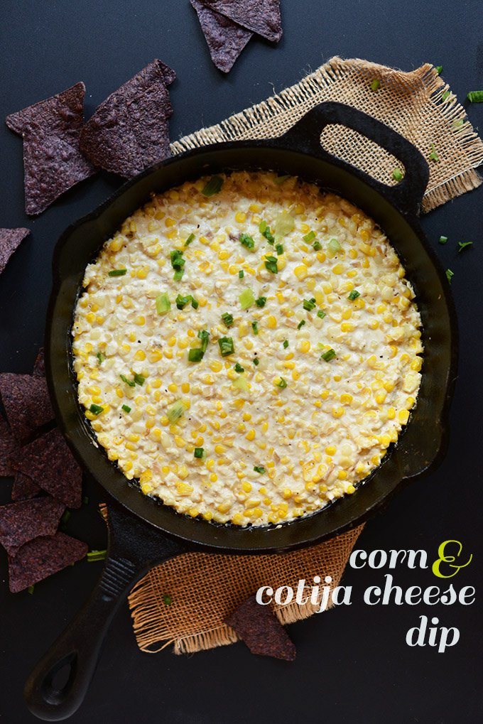 Cotija Cheese and Corn Dip
