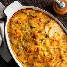 Scalloped Potatoes with Leeks