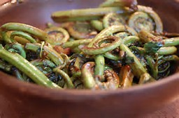 Sautéed Fiddleheads