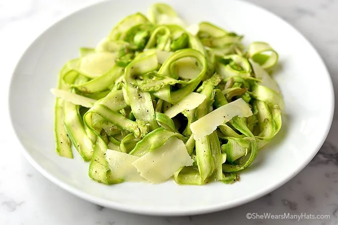 Shaved Asparagus Salad with Parmesan