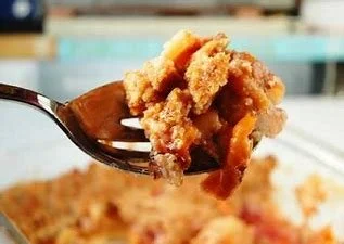 Nectarine and Apple Crisp