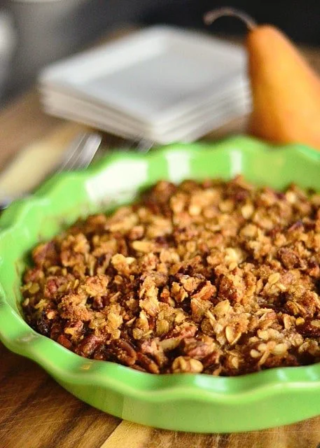 Bosc Pear Crumble