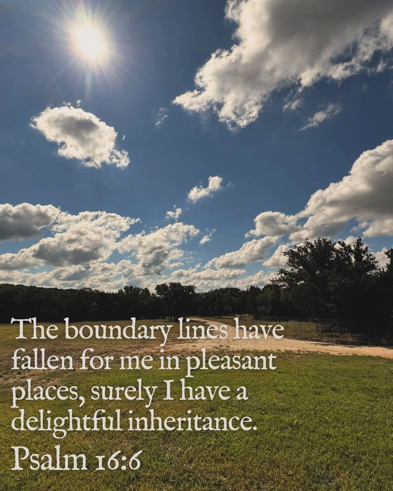 This front porch view is a daily reminder that there is One who knows what&rsquo;s best for my family and me.  Six years ago God asked us, like a kind gentleman, to open our hands and surrender our well thought out plans in exchange for His best idea