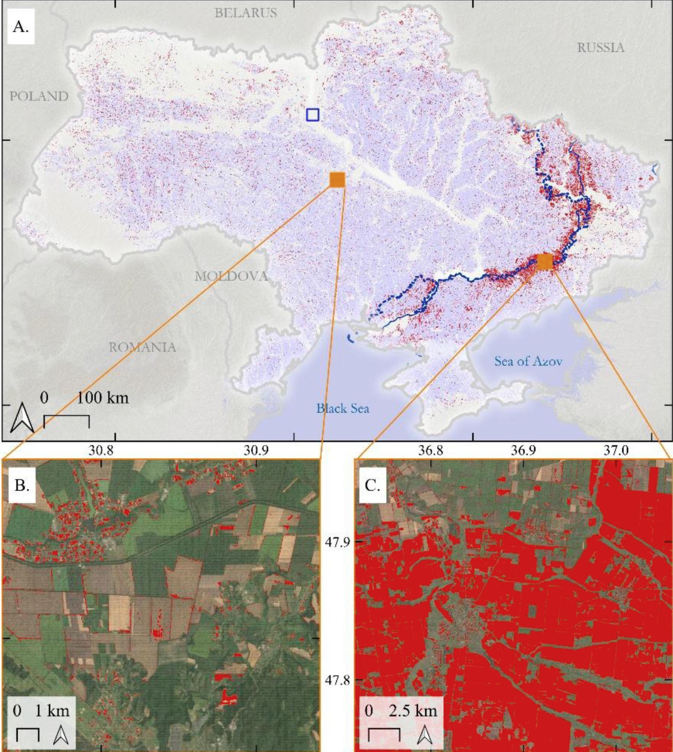 Satellite Data Reveals Where Ukrainian Farmland Has Been Abandoned and Reclaimed