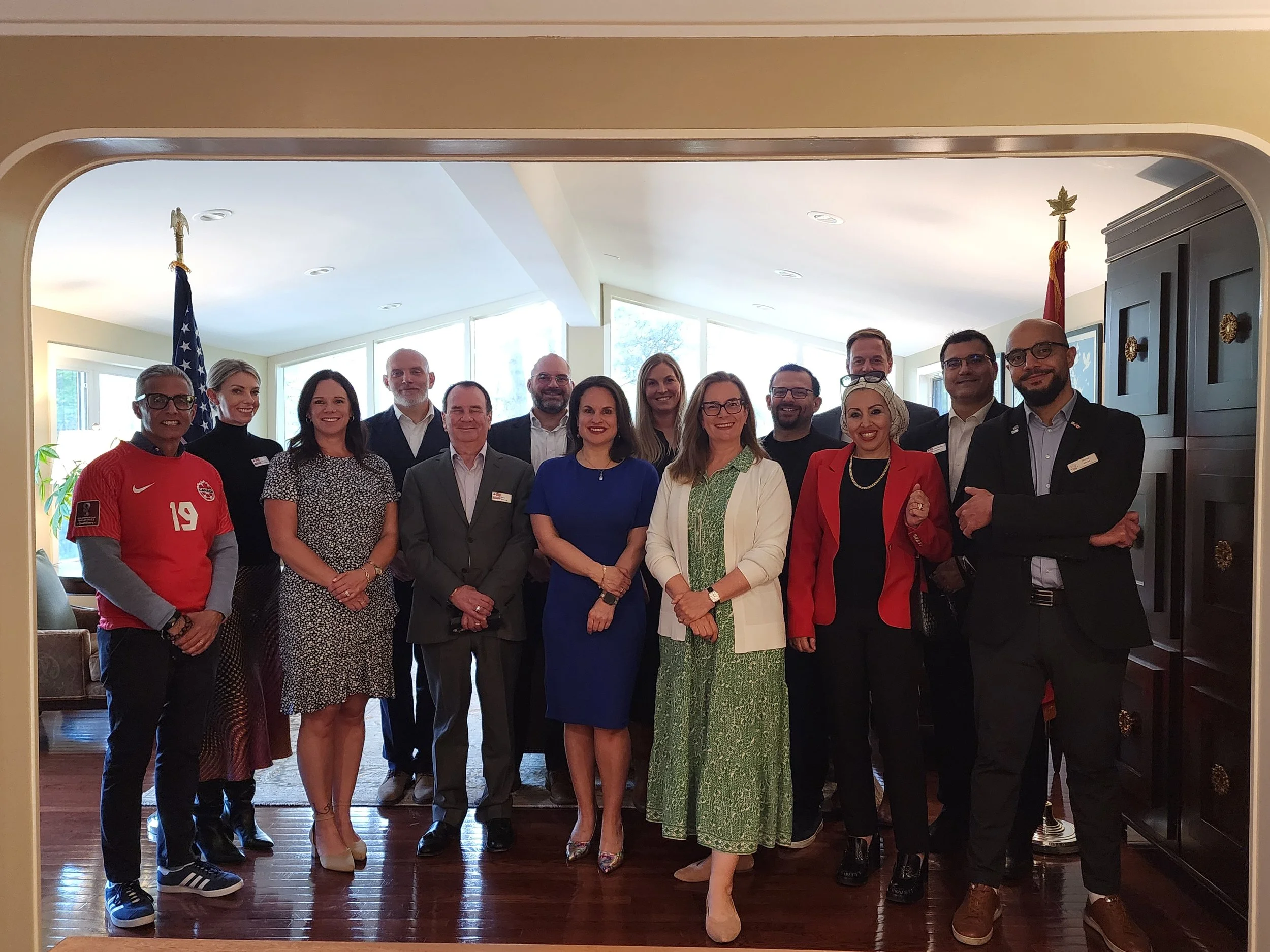 Reception with U.S. Consul General Emily Fleckner