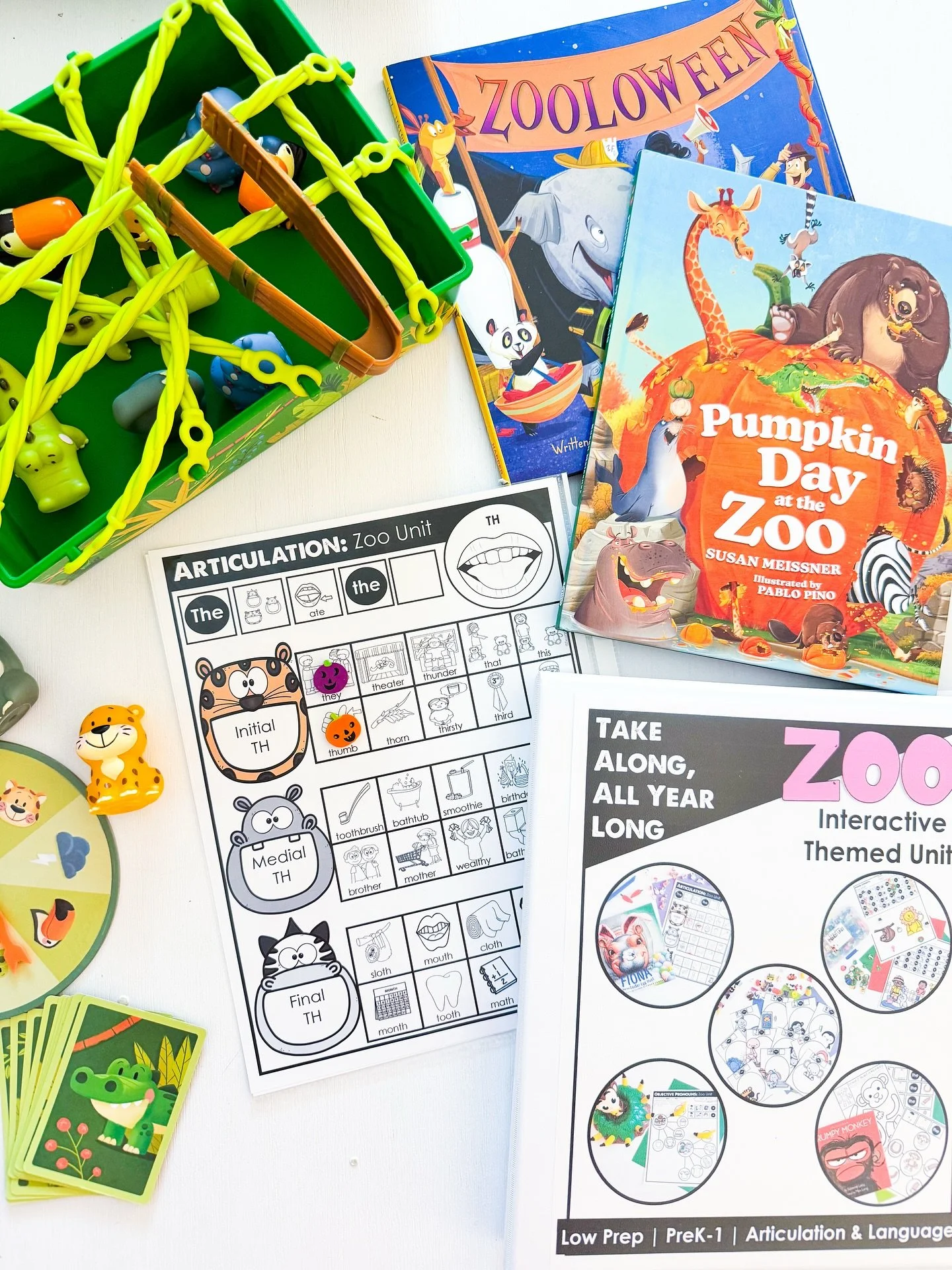 🐘🎃 ZOO meets PUMPKINS! 🎃🦁
Comment ZOO for links to everything you need 👇🏼

My Zoo Themed Unit is getting a fall refresh with pumpkins, playful animals, and a new favorite game! 🍂 This unit is one of my go-to&rsquo;s because you can reuse it al