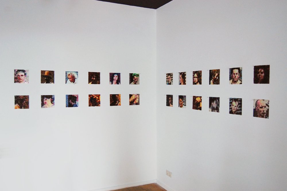 View from the exhibition at Nadania Idriss Gallery, Berlin.