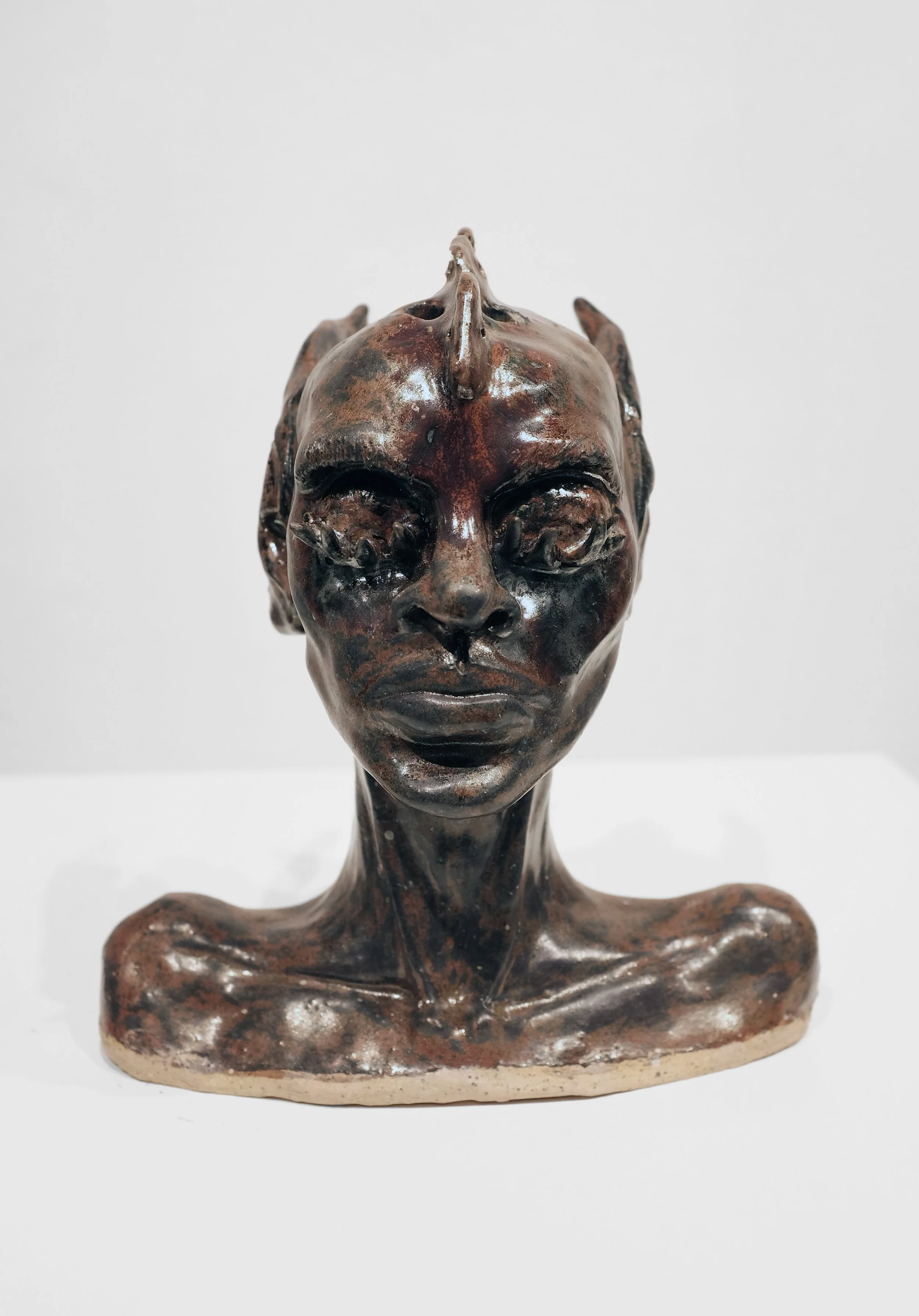 T1 Stoneware, metallic glaze
2026, H: 8 x W: 7 x D: 5 Inches