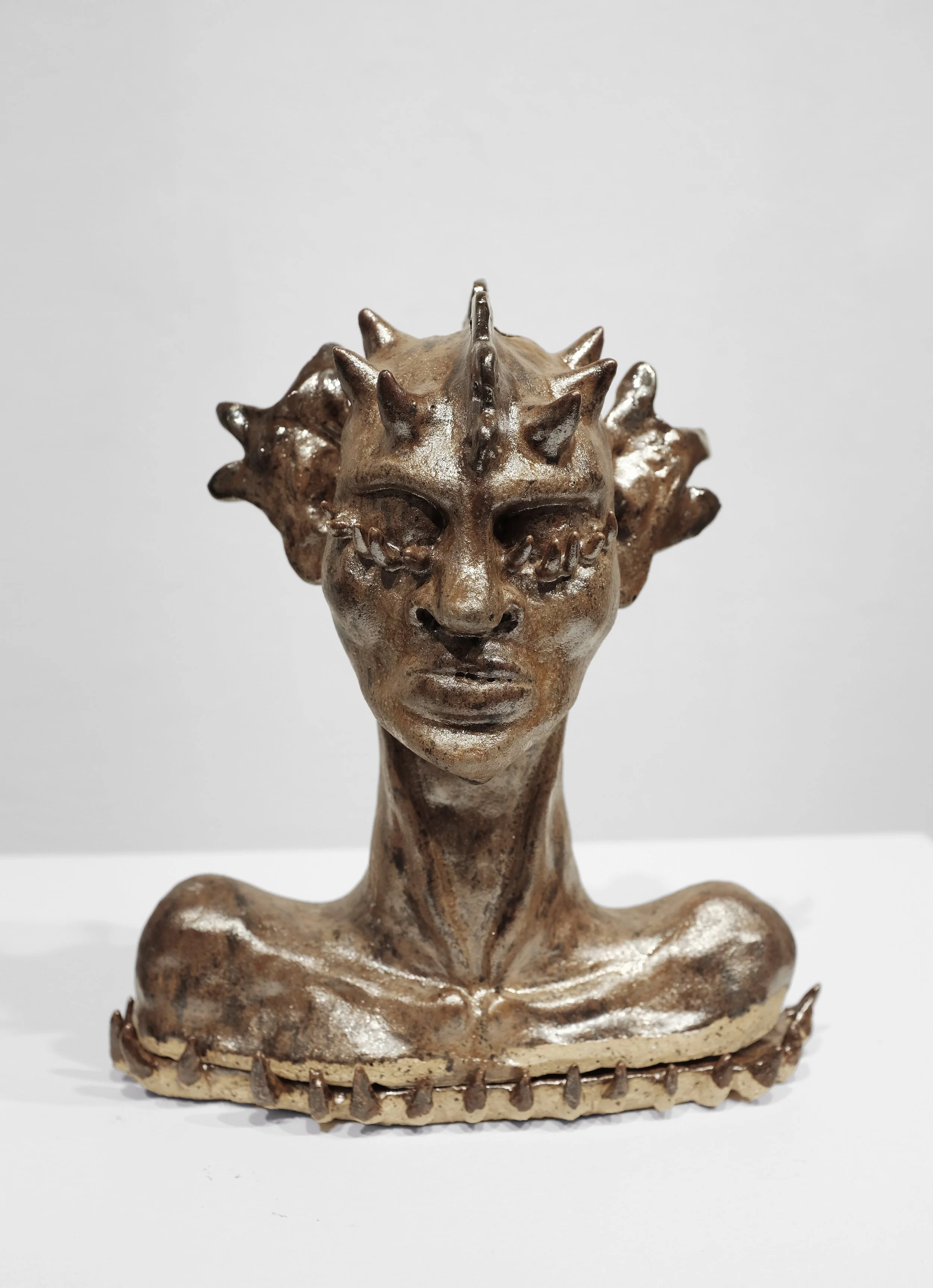 T1 Stoneware, metallic glaze
2026, H: 7.5 x W: 7 x D:4.5 Inches