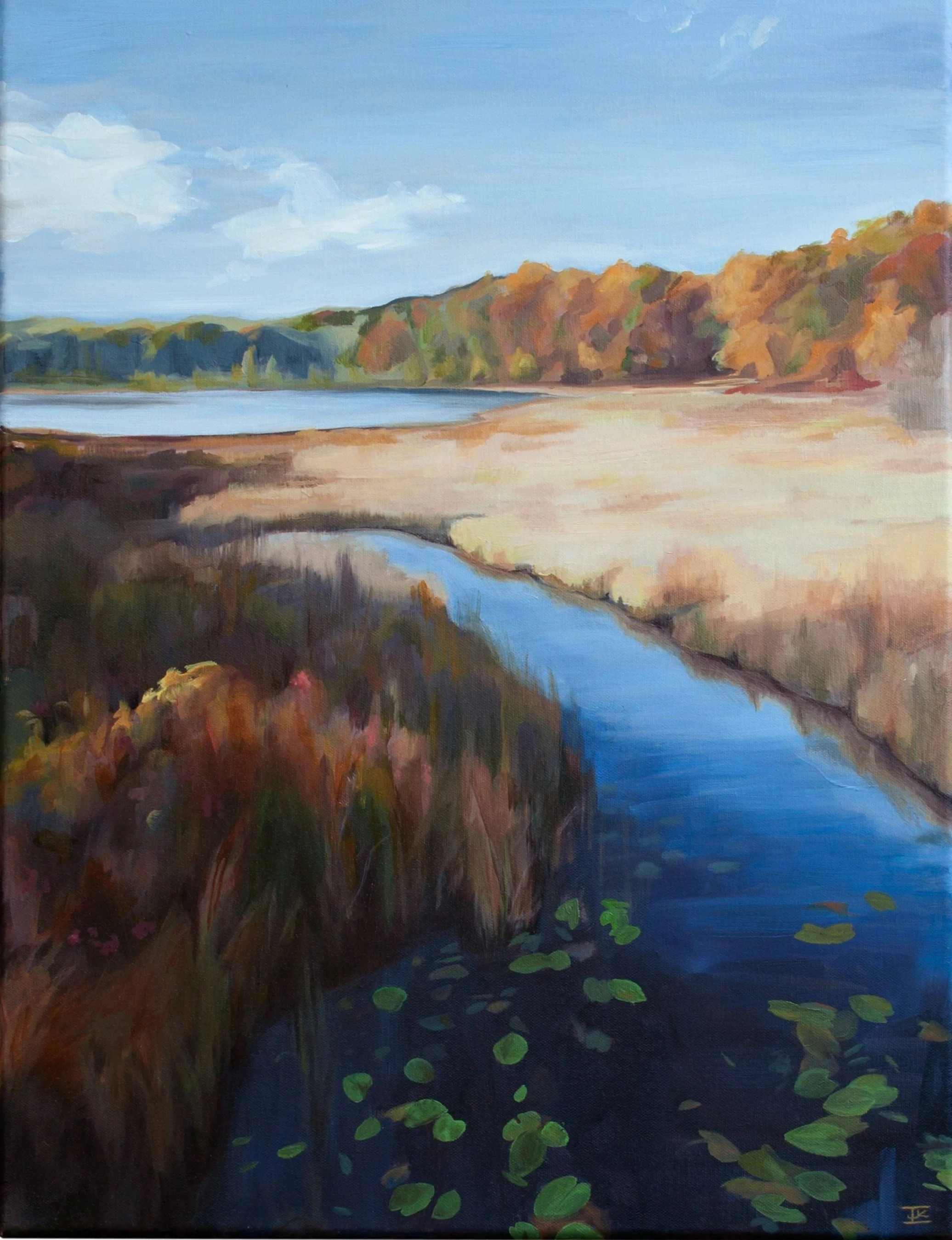 Pinckney, Michigan // Oil on stretched canvas // 18x24" // $600