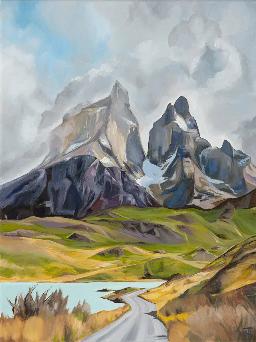 Torres del Paine // Oil on stretched canvas // 16x20" // $600