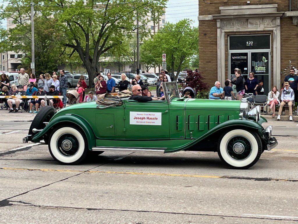 Joe represented Berrybrook Enterprises as one of the Honorary Grand Marshals for the Blossomtime Parade this past weekend! 😊