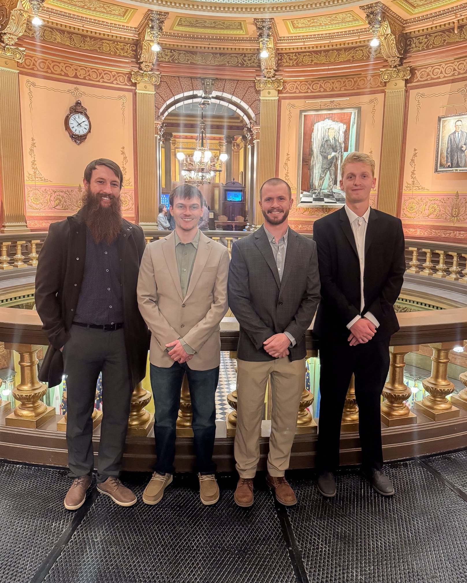 Berrybrook was represented at the Michigan Ag Core Leadership Program! Pictured at the Michigan State Capitol&mdash; Scott, John Michael, Collin and Joseph had the opportunity to grow their leadership experience and skills. We're proud of this group!