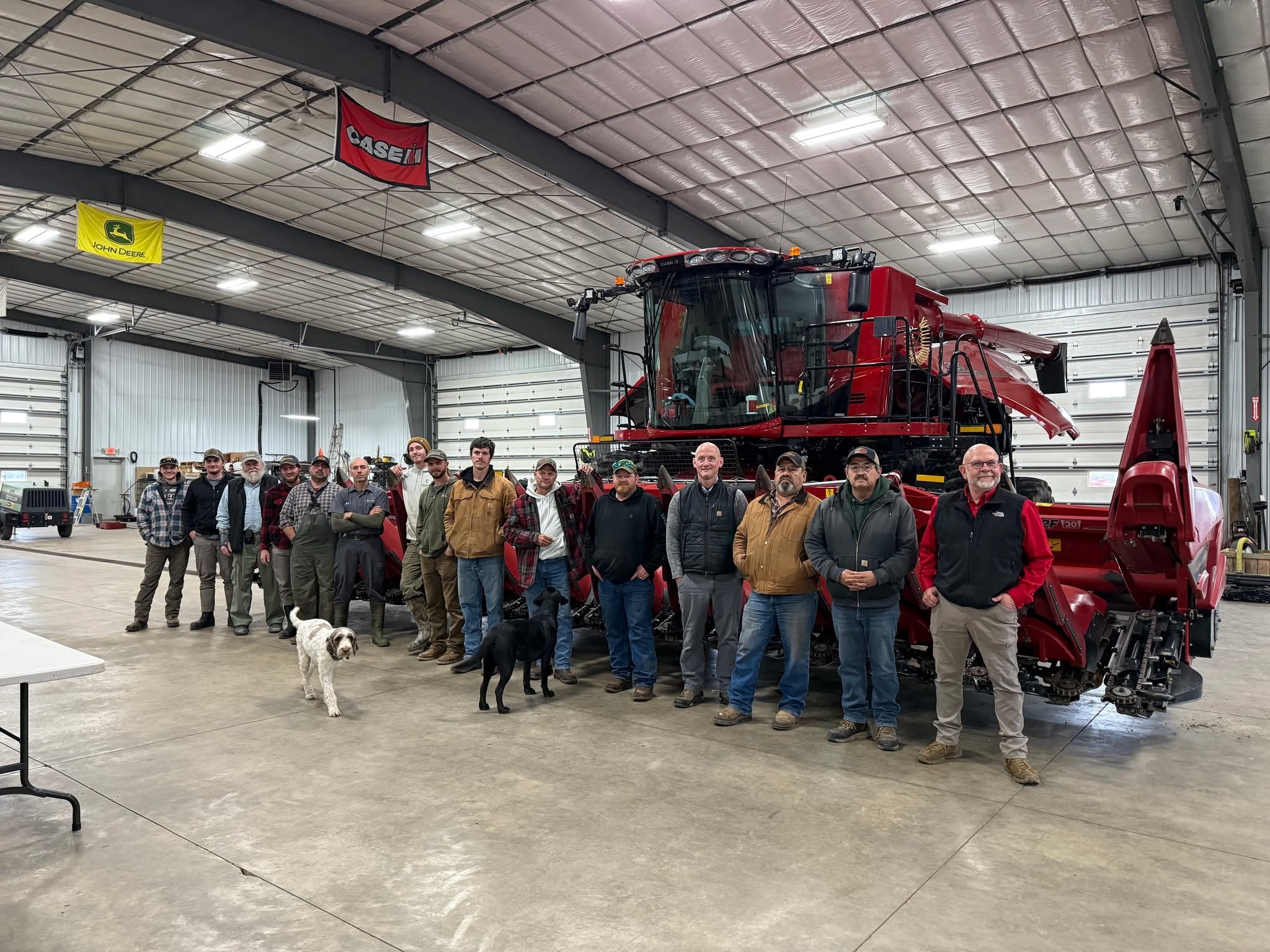 Post-harvest lunch with the best team around! Although our season is wrapped up, the work continues behind the scenes. Thank you to everyone who keeps things running even after the combines stop.