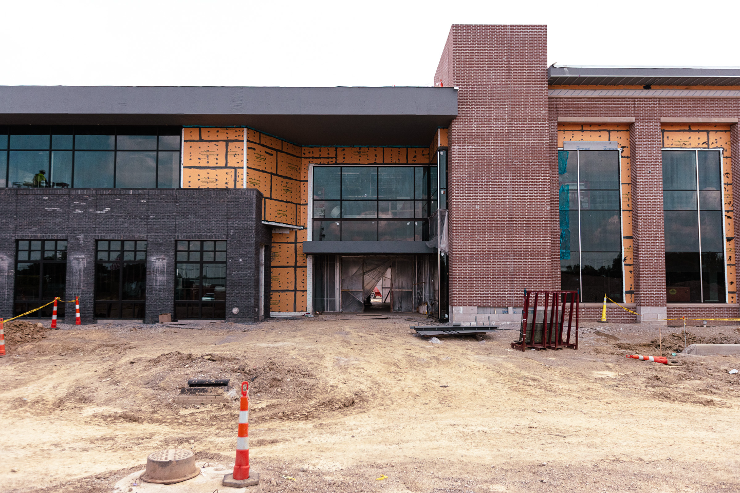 View of One Alliance Place from the west. This will be the entrance to the building from the main parking lot.