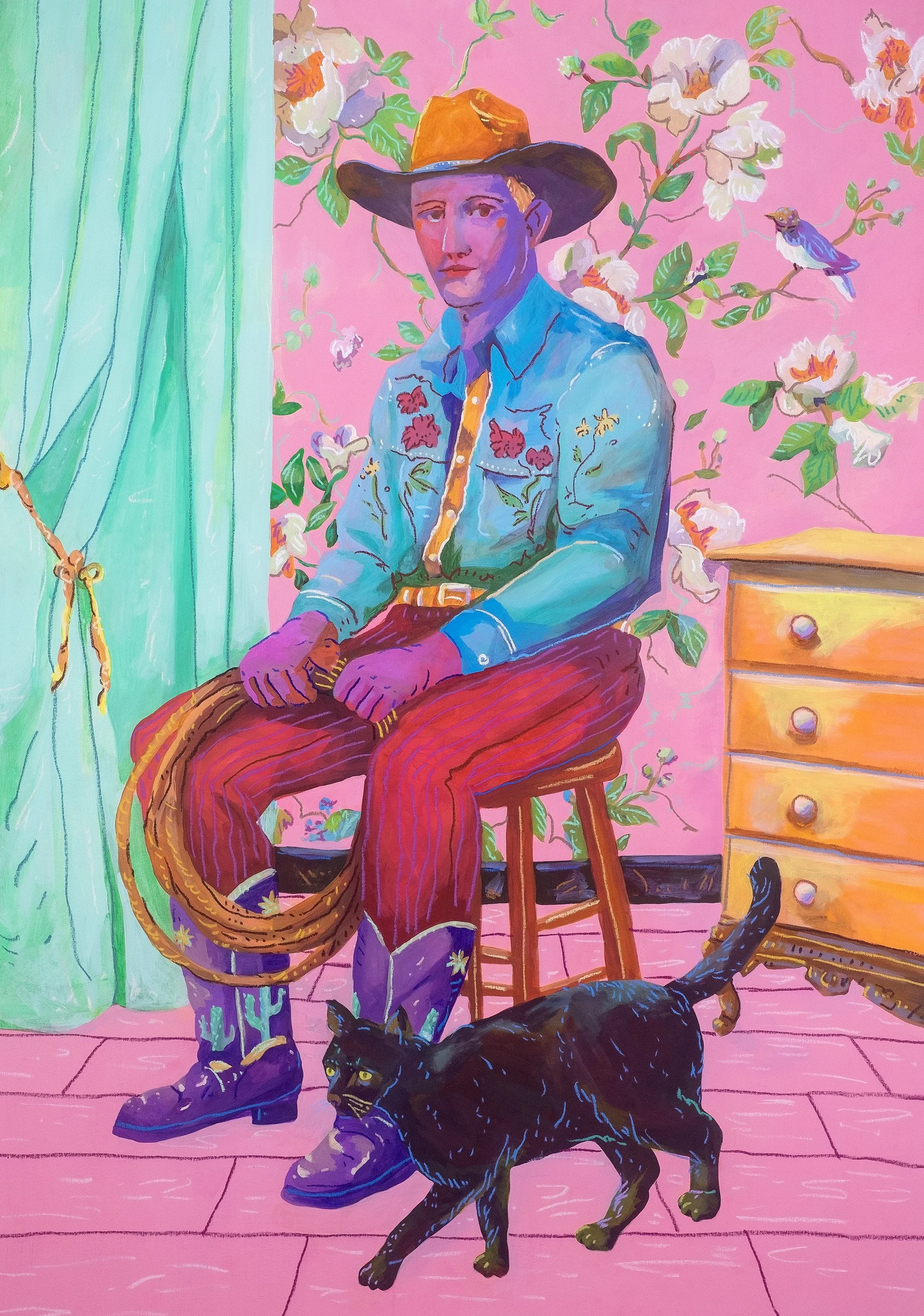 Blush Pink Cowboy