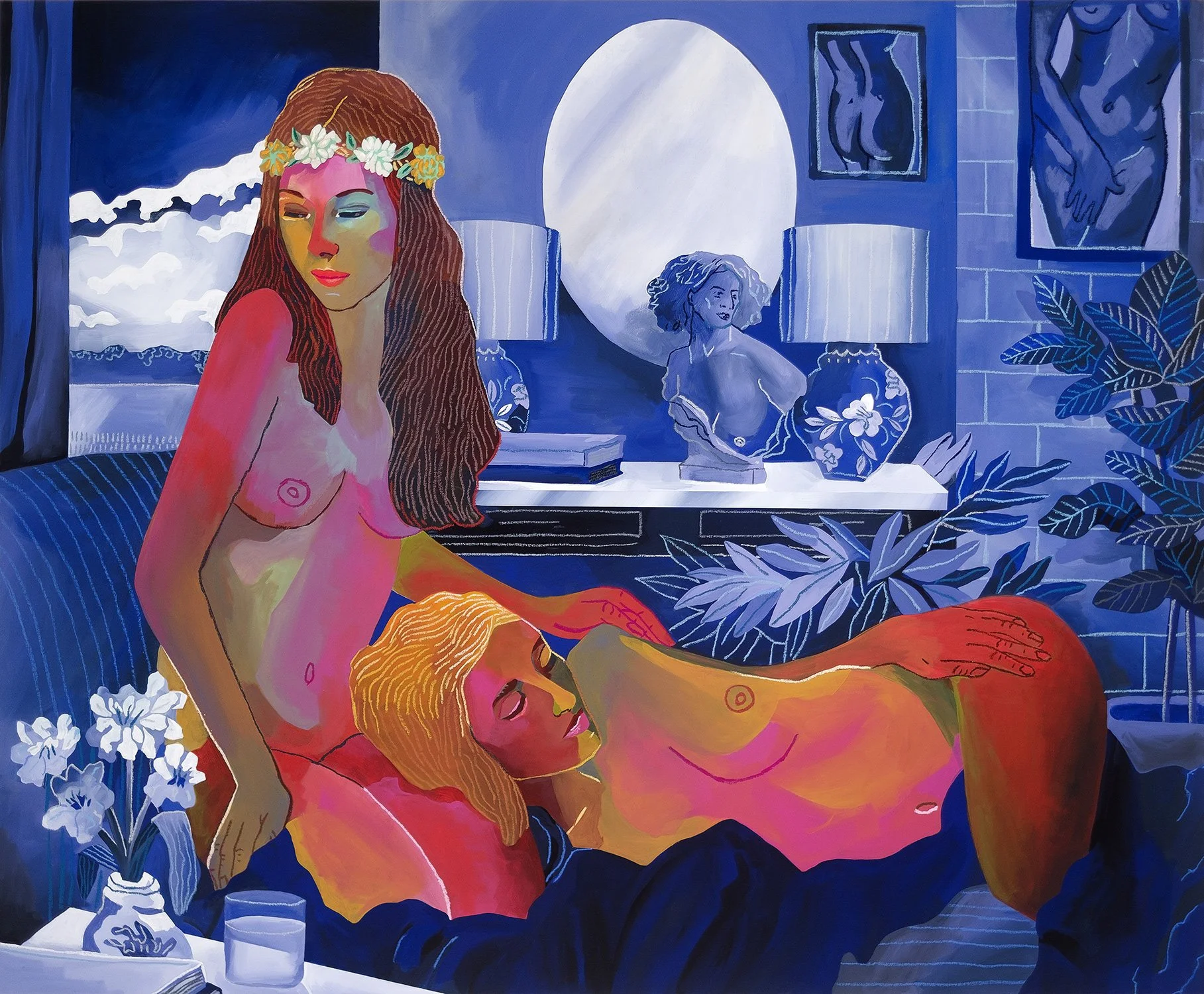 blue velvet madonnas