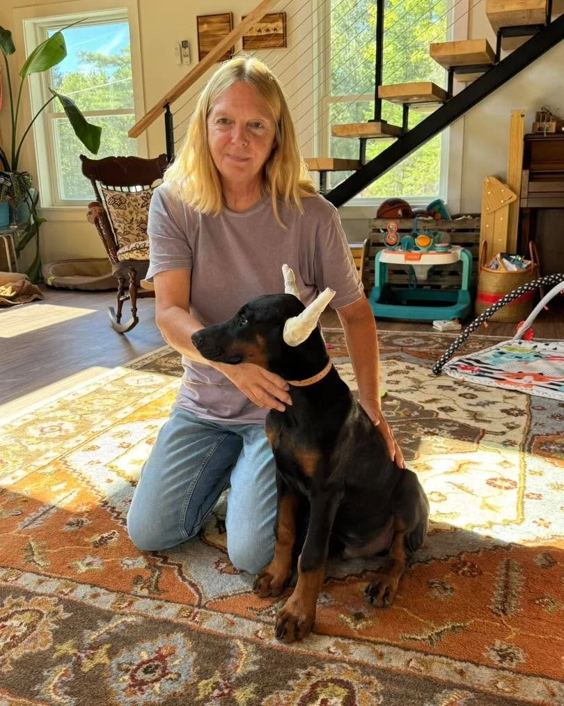 Our dark-faced, handsome boy went to his forever home today! It&rsquo;s always bittersweet to say goodbye, but we couldn&rsquo;t be happier that he&rsquo;ll be staying right here in Maine. His new mom, Tamey, is a seasoned Doberman lover with three p