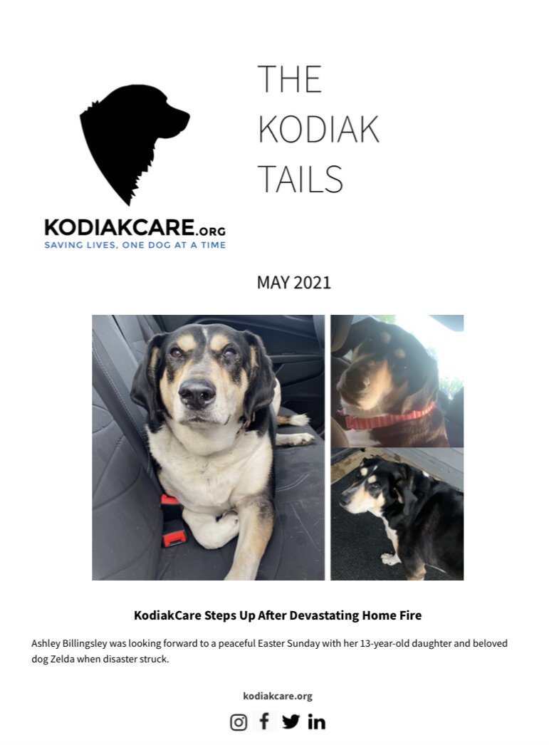 KodiakCare Steps Up After Devastating Home Fire- The KodiakTails-5.2021