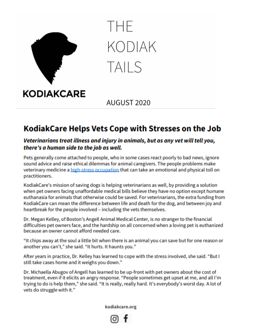 KodiakCare Helps Vets. 8.20-KodiakCare Newsletter