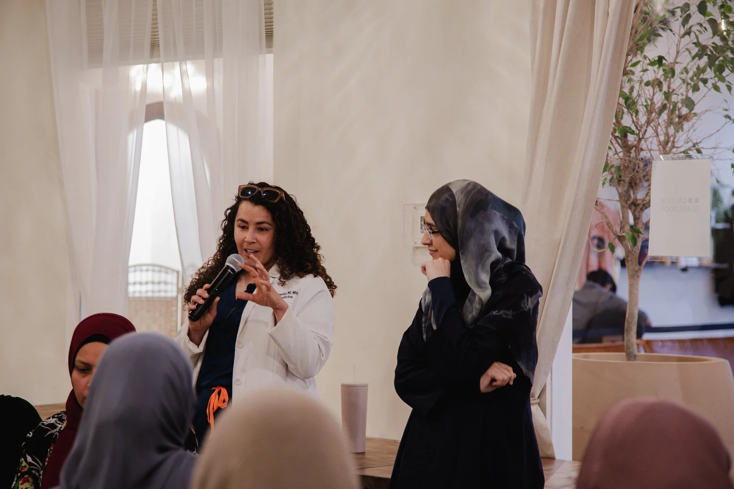 Aalimah Sarah teaching at EmpowHer