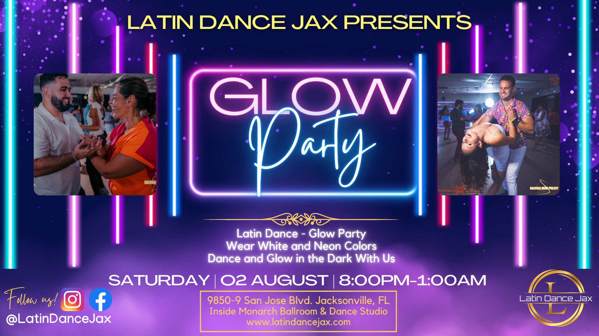 Glow Party Latin Social