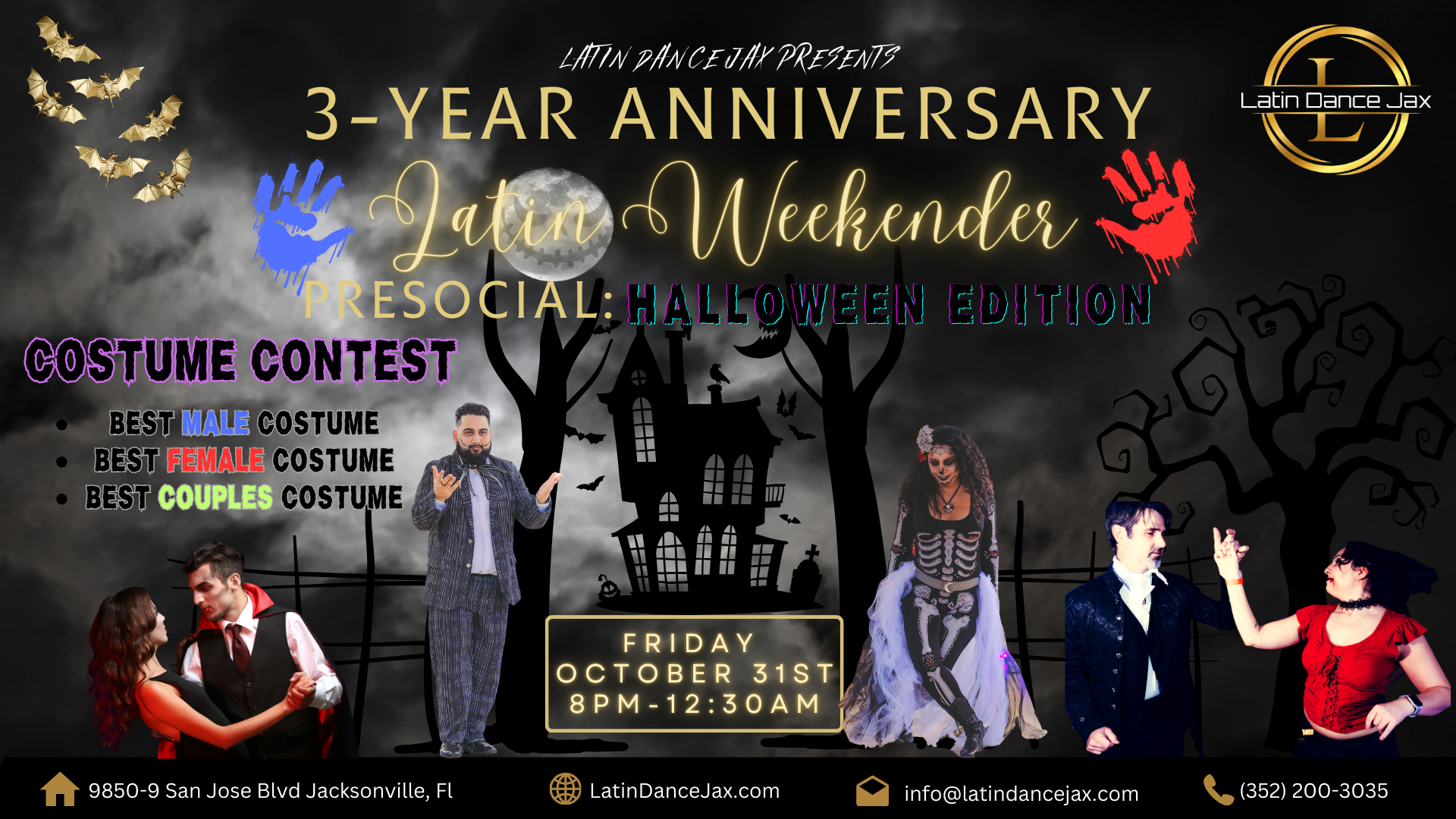 LDJ 3-Year Anniversary Pre-Social: Halloween Costume Party!