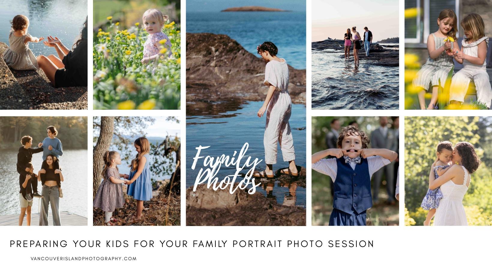 Preparing your kids for your family portrait photo session