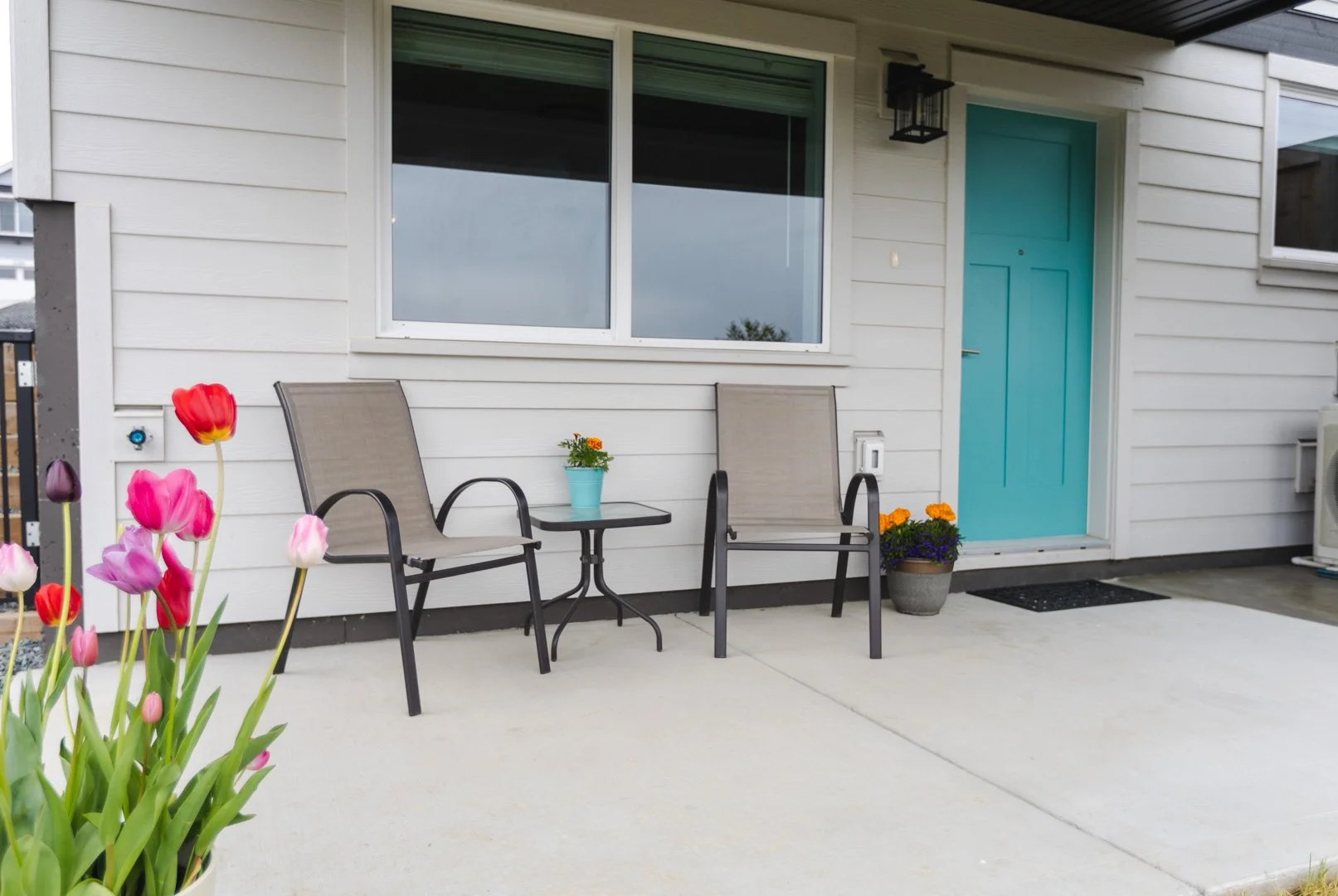 simple airbnb entryway