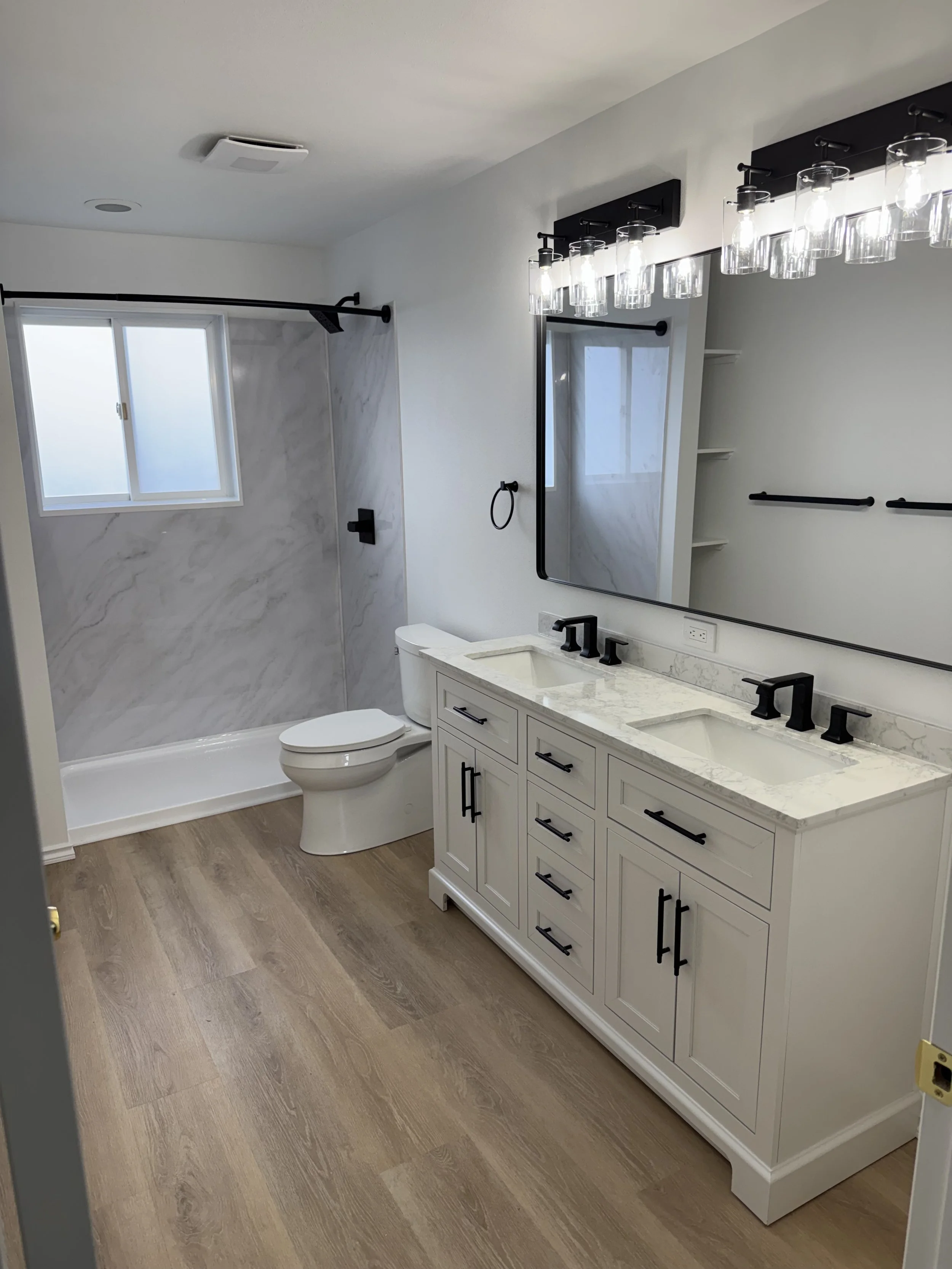 primary bathroom remodel