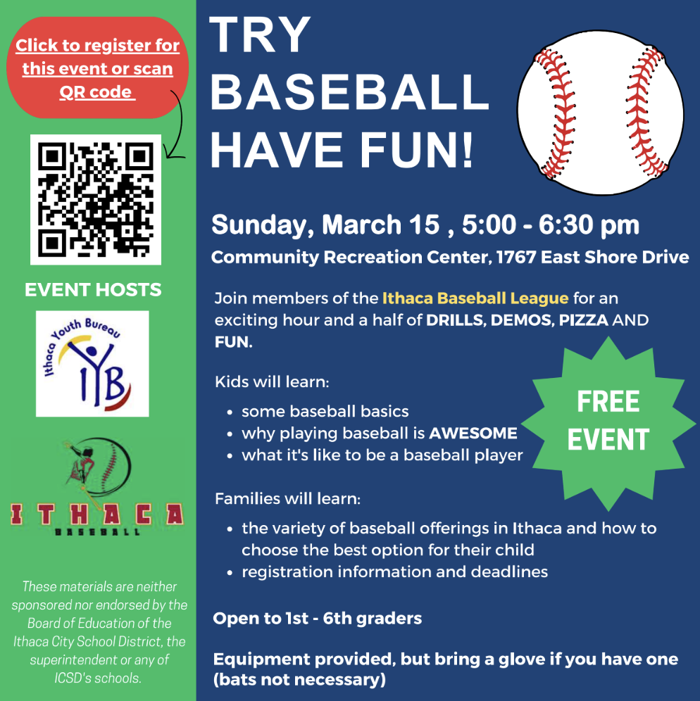 Try Baseball Event Flyer