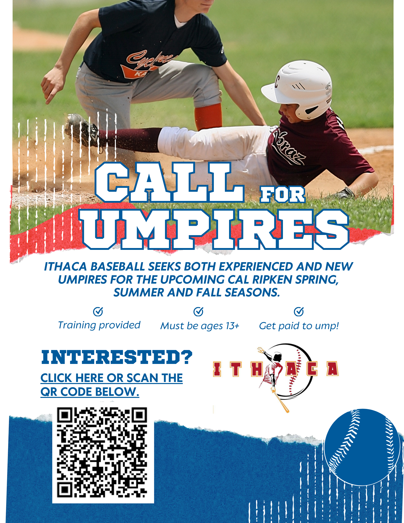 Call for Umpires Flyer