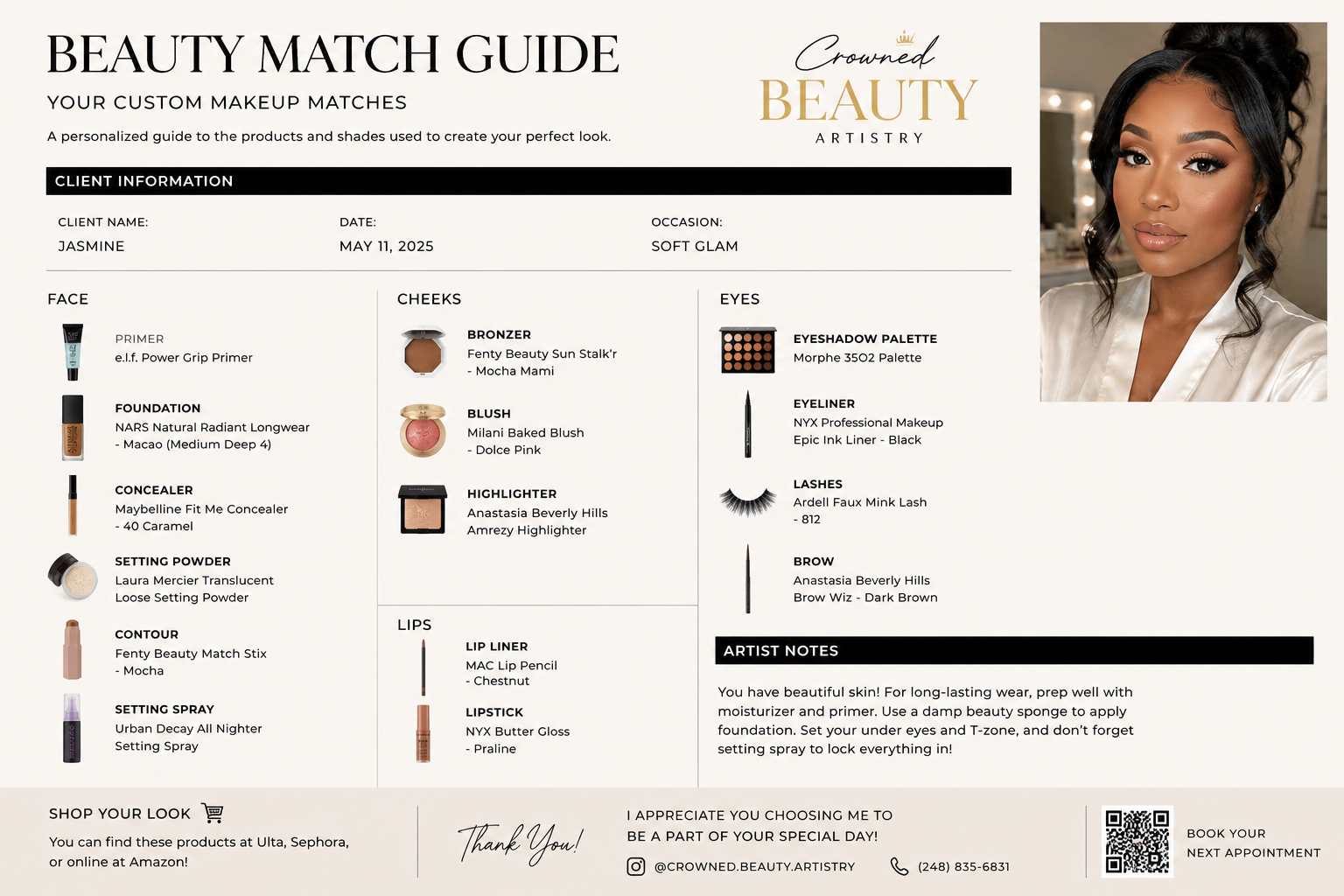Virtual Beauty Match Consultation™ ($49)